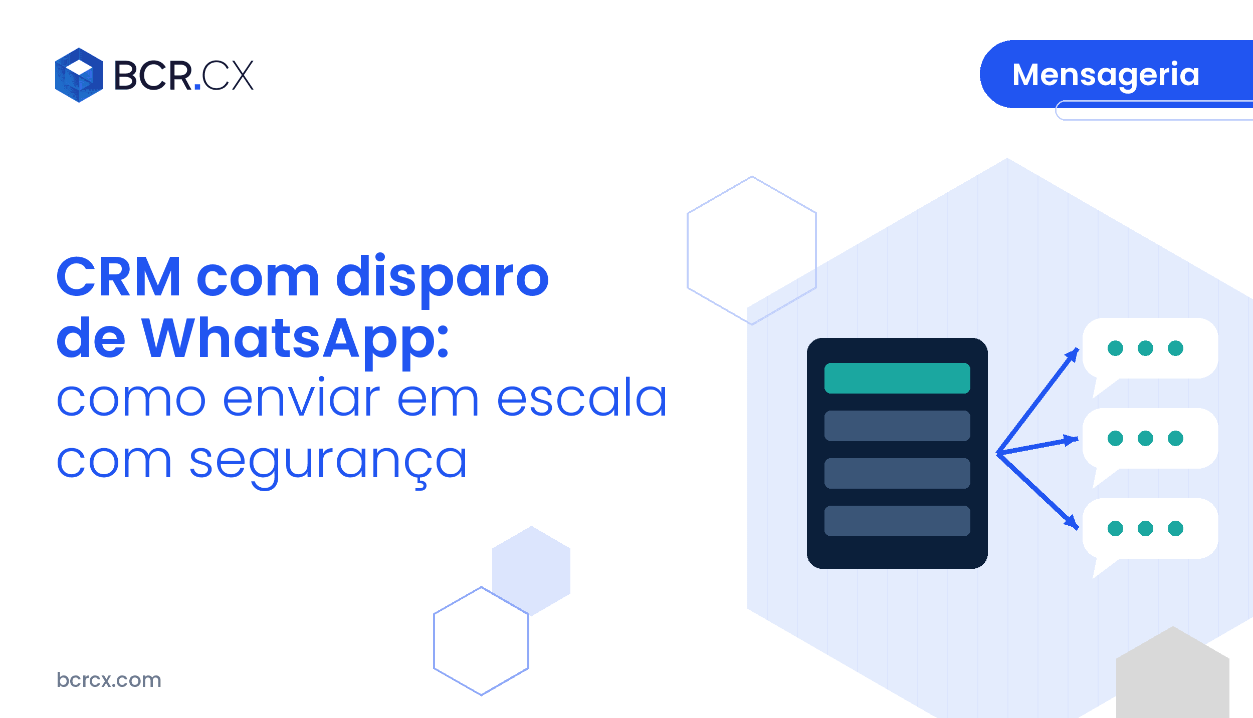 CRM com disparo de WhatsApp: como enviar pela API oficial com o histórico do cliente