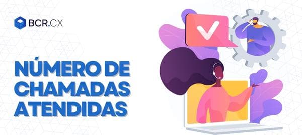 Número de chamadas atendidas