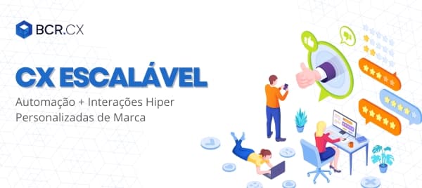 Automação e Interação Hiper-Personalizadas de Marca = CX Escalável