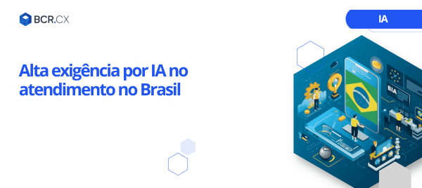 Alta exigência por IA no atendimento no Brasil