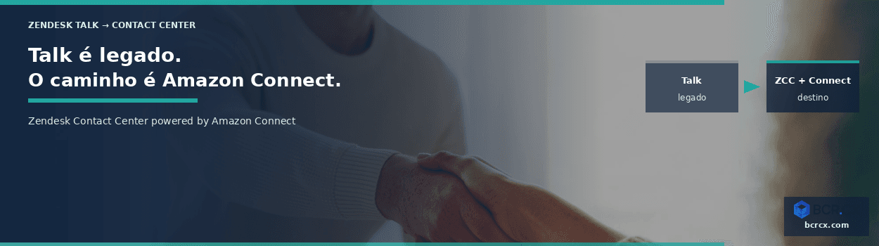 Zendesk Talk vs Zendesk Contact Center: por que o caminho é Amazon Connect