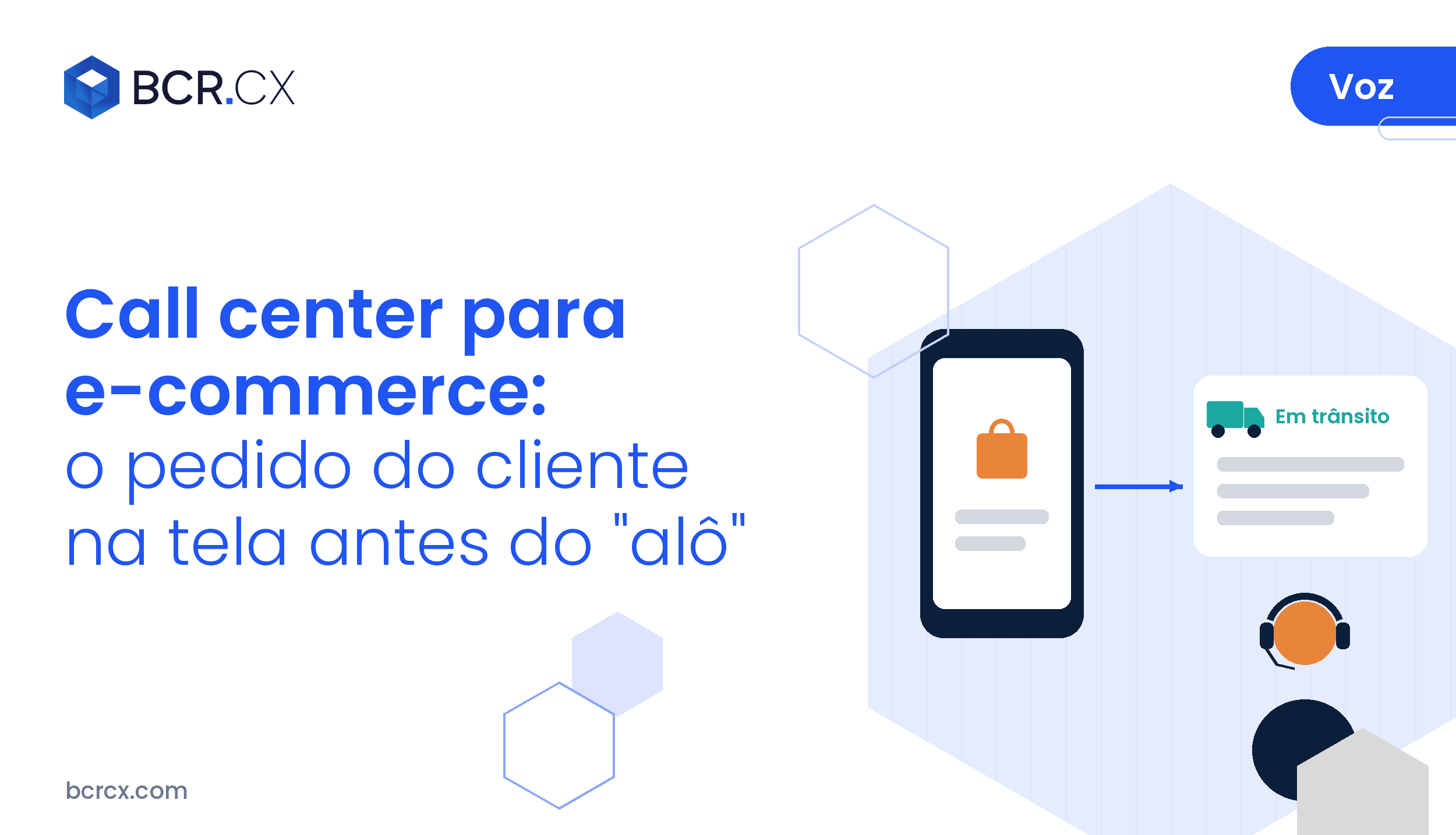 Call center para e-commerce: o pedido do cliente na tela antes do “alô”